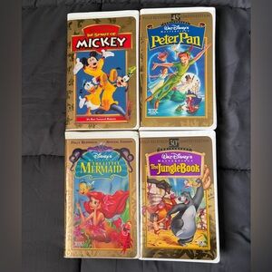 Disney Classic VHS Collection - Red, Blue, Gold